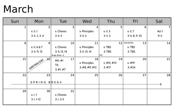 march
