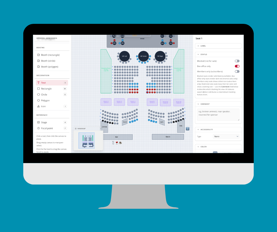 Build Flexible Seating Charts for Any Venue